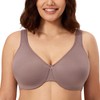 CALVENA Women's Minimizer Bra Full Coverage Plus Size Smooth Underwire