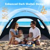 NXONE Beach Tent Sun Shade Shelter for 4 Person with