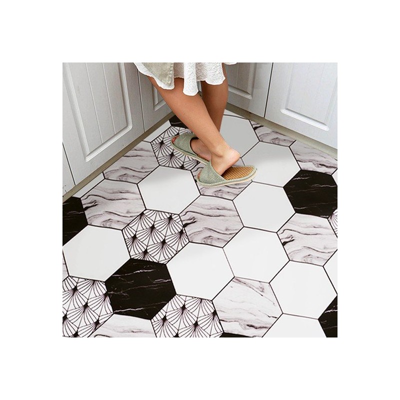 Large leather kitchen mat, waterproof PVC, large kitchen mat, large