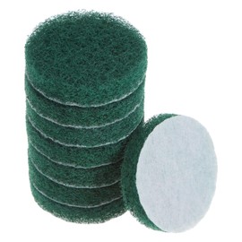 sourcing map 8pcs Drill Power Brush 3 inch Tile Scrubber Scouring Pads 180-240 Grit for Bathroom Kitchen Household Cleaning