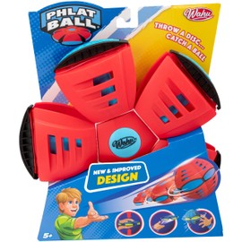 WAHU Phlat Ball Large - Red (23cm) | Throw a Disc... Catch a Ball | Perfect for the Garden or the Beach | Kids Outdoor Toys | Ages 6+