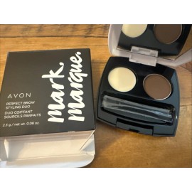 Avon MARK BY AVON  PERFECT BROW STYLING DUO Soft BROWN NIB