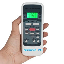 Replacement Remote Control Compatible for Westinghouse R51I10/BGE AC A/C Air Conditioner (Display in Fahrenheit)