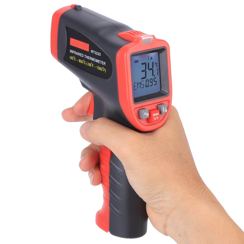 WT323D 50℃850℃ Handheld NonContact Digital Infrared IR Thermometer Temperature Tester