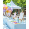 BAKEYBA 100 Pack 5x7 Inch Small Canvas Boards for Kids