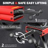 DNA MOTORING Steel Motorcycle ATV Scissor Lift Jack Hoist Stand