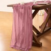 Socomi Fall Thanksgiving Table Runner Cheesecloth Table Runner 120 inch