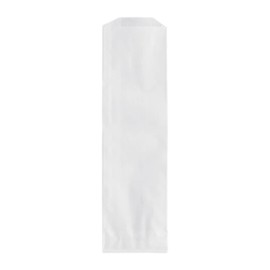 The Baker Celebrations Disposable White Paper Flatware Bags – Made in USA | Cutlery Holders for Restaurants, Catering, Weddings, and Events – Eco-Friendly Utensil Sleeves (Pack of 100)