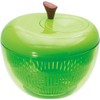 Contemporary Department Vegetable Colander, Apple Salad Spinner, Small, Green K333-GR