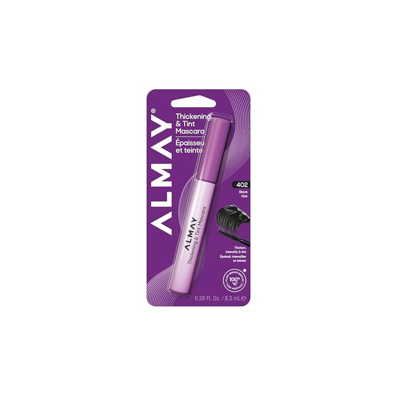 Mascara de Pestañas Almay Thickening Mascara Tono Black 8.3ml