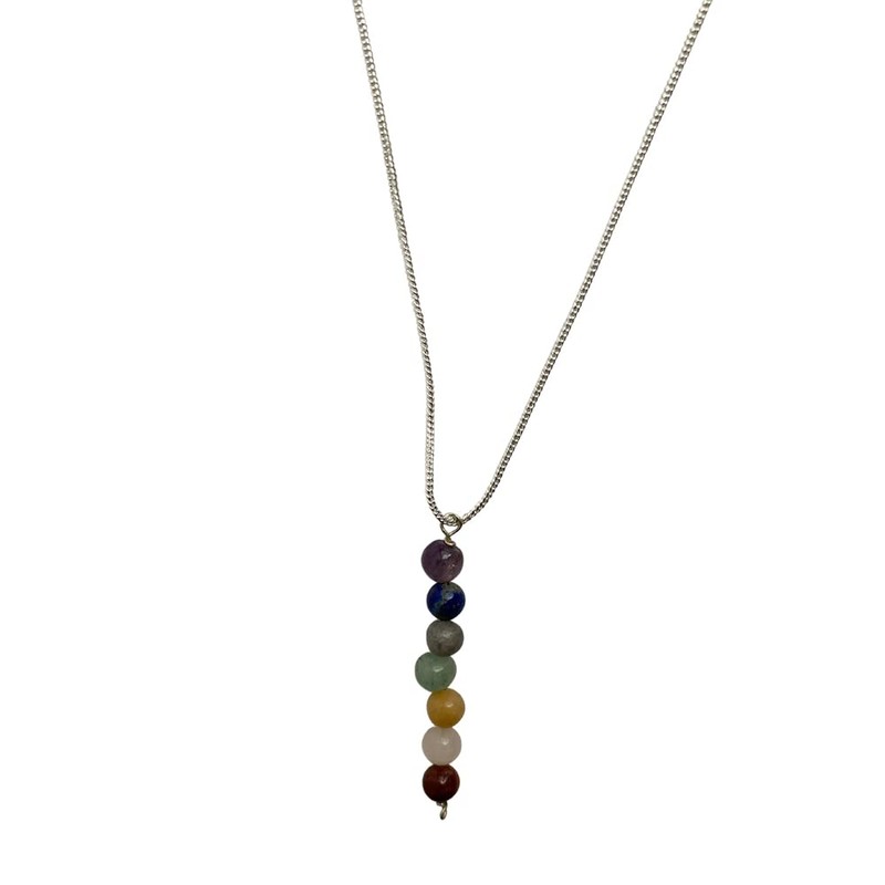 VIE 7 Chakra Gemstone Beads Necklace
