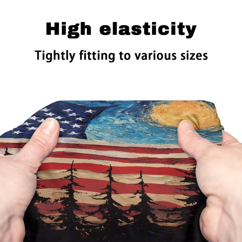 LedBack Walker Seat Cover American Flag Oil Painting Walkers Accessories