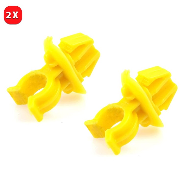 2 PCS Bonnet Hood Stay Rod Holder Clip For Ford