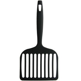 Nagao Tsubamesanjo Okonomiyaki Spatula, Large, 66 Nylon, Black, Made in Japan
