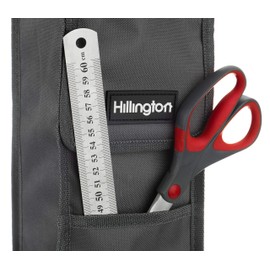 FiNeWaY Set of 2 Gift Wrap Storage Bag Sleeve Wrapping Paper Organiser Holder With Pocket & Carry Handle Xmas Tidy – Stores Baubles Tinsels Bows Scissors Tags Rip Proof Birthday Wedding Christmas Grey