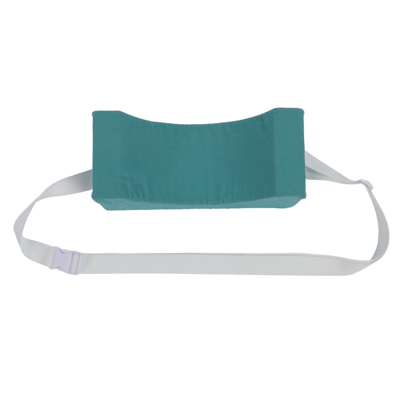 Head Positioner Pillow Green Cotton Cloth Comfortable Breathable Adjustable Neck