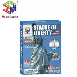Unbranded Statue Of Liberty 3D Puzzle / 22 Piece / No.B668-11