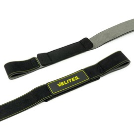 Velites Lumbar Belt for Weightlifting and Weight Training, Black