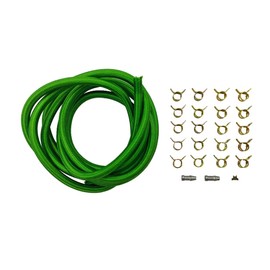 Lskioer Premium Diesel Fuel Injector Return Line Kit Fits for GM 6.2 L 6.5 L Engine, Replaces U19001-VT, GM19001-VT (include 6ft fuel line, 2 plugs, 20 clamps)