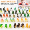 OuMuaMua Dinosaur Toys, Plastic Mini Dinosaur Figures Toys Set, Dinosaur