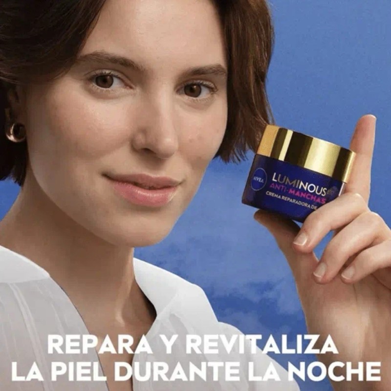 NIVEA Luminous 630 Anti-Manchas Crema De Noche 50ml (Anti-spot Night