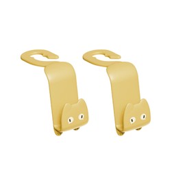 2 Pcs Universal Car Seat Headrest Hook Multifunctional Heavy Duty Car Purse Hook Auto Hook for Car Handbag Clothes Coats Grocery Bags