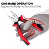 Sharp-tec Combination Pliers 160mm, Multifunction Pliers with Wire Cutting/Crimping/Wire Twisting/Pulling