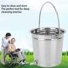 Enema Bucket Kit Stainless Steel Reusable Home Colon Cleansing Bucket