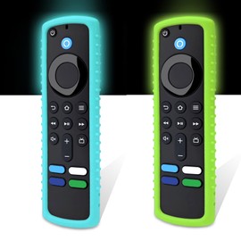 [2 Pack] Glowing Remote Cover Compatible with Most Models of FS 4K/Max Voice Remote Case