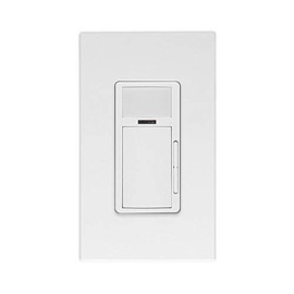 Leviton ODD10-IDW Wallbox, PIR 0-10V Dimming, 10A, 120-277VAC, Configurable with The Smart Sensor App, White