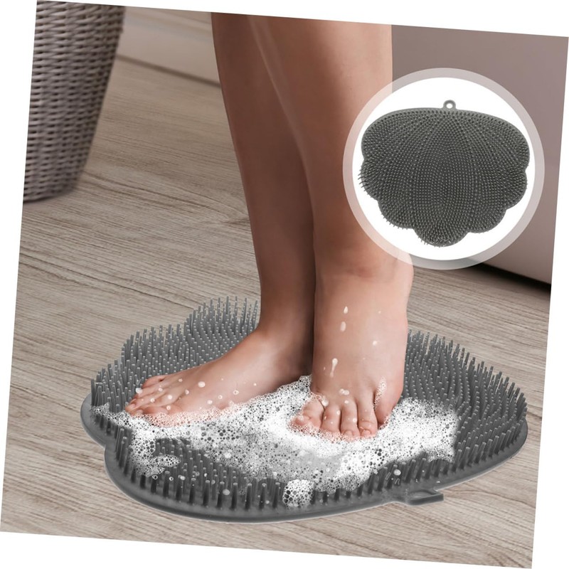 TOVINANNA 2pcs Anti-silp Mat of Bathtub Bath Scrubber Hands Back