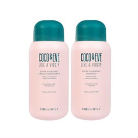 Paquete de champú y acondicionador Like a Virgin, cuidado natural del cabello sin sulfatos con aceite de argán, aceite de coco y aceite de aguacate | Para cabello seco, dañado y teñido | Antifrizz