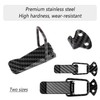 2PCS Car Bumper Clips Hook Lock,Carbon Fiber Hood Pins Toggle