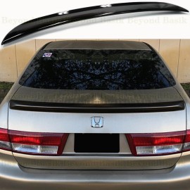 Hyper Wings 2003 2004 2005 Honda Accord 4dr Sedan Factory Style Lip Spoiler Wing GLOSS BLACK