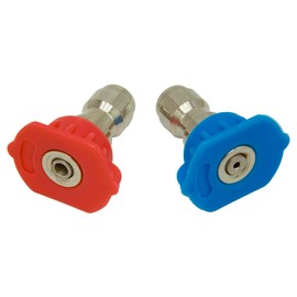 5000 PSI Universal Second Story High Reach Pressure Washer Nozzle Kit, Soap and Rinse, Replacement for Simpson Cleaning 80177, 1/4-Inch Quick Connect, Set of 2