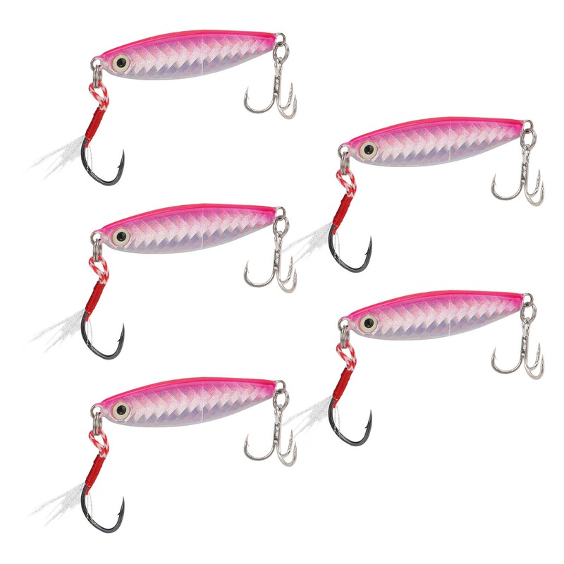 5Pcs 15g Metal Vib Hard Fishing Lures Jigging Fishing Baits