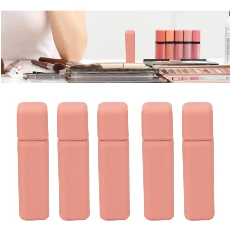 Tubos De Pintalabios Diy De 6 Ml, 5 Unidades, Pintura