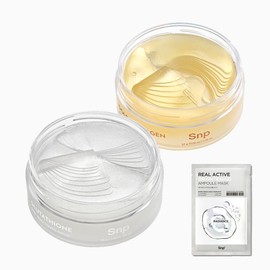 SNP Gold Collagen Perfection Eye Patch + Glutathione Toning Patch SET + (1 mask pack) / Snp 골드 콜라겐 퍼펙션 아이패치 + 글루타치온 토닝 패치 SET + (마스크팩 1매)