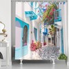 Abaysto Shower Curtain Best Greek Holiday Destinations Mykonos Island Waterproof
