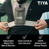 TIYA Running Vest Phone Holder with Light - Waterproof, Touchscreen