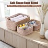 VIRETH HAUS 5-Pack Small Woven Rope Storage Baskets – 2