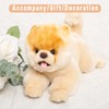 16 Inch- Pomeranian Stuffed Animals Toy Dog,Plush Puppy Realistic Cute