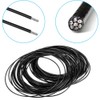 Amadget Stainless Steel Black Wire Rope, Globe String Lights Hanging