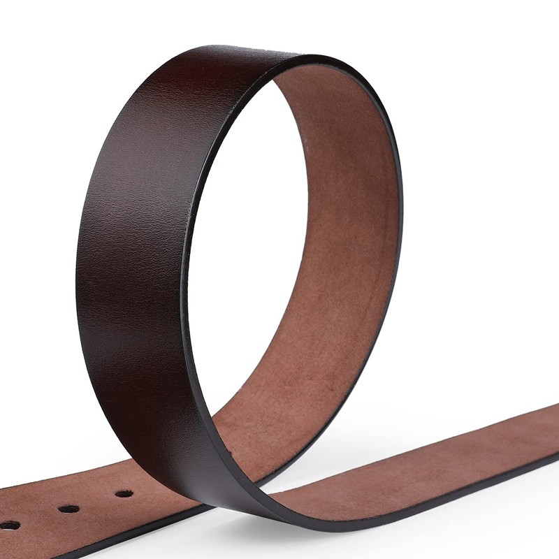 VRLEGEND Men's Leather Belt, 110 - 180 cm, Leather Jeans
