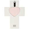 Dicksons Jesus Loves Me Wall Cross, Pink Heart