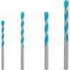 Bosch 4x EXPERT CYL-9 MultiConstruction Drill Bit Set (for Concrete,