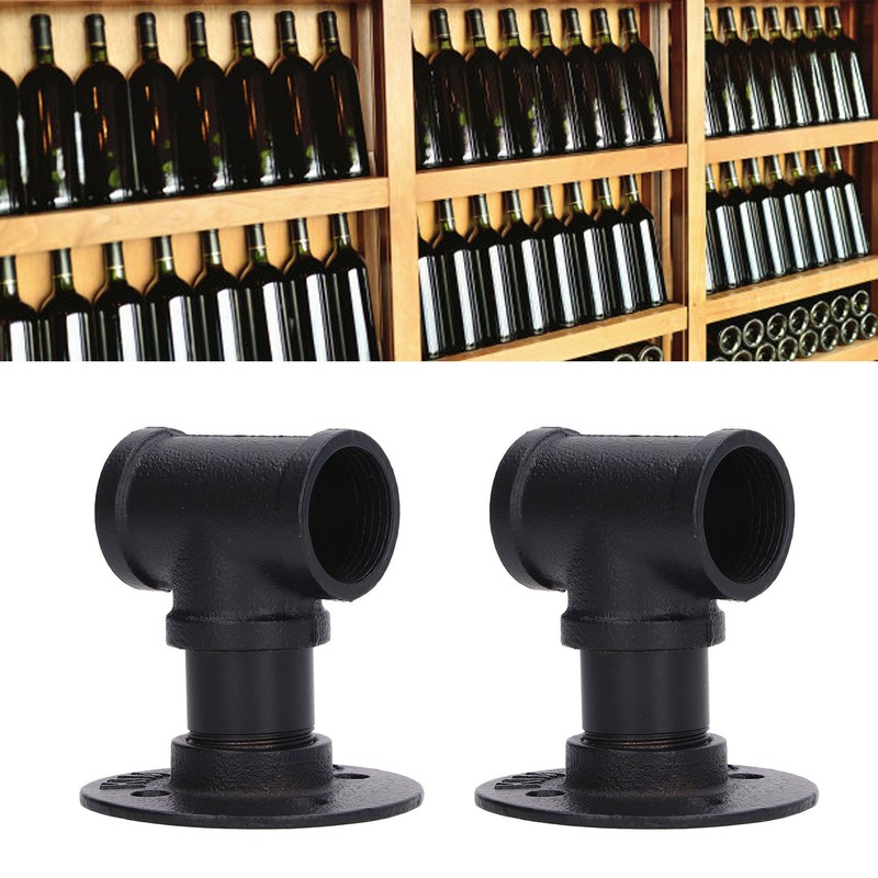 2Pack Wall Mounted Wine Bottle Rack Wine Hanging Holder Water