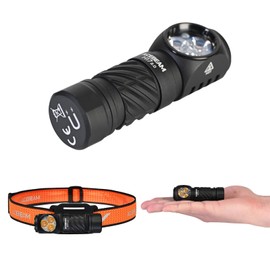 ACEBEAM H17 2.0 Rechargeable Headlamp Flashlight with Magnet and AUX Light, 2000 High Lumens LED Flashlight, 11 Modes EDC Pocket Size, Super Bright Small MINI Flash Light for Emergency,Working,Camping