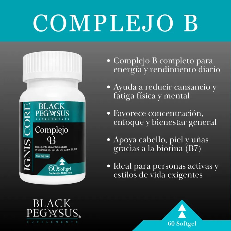 Kit Mag Trifecta 90 Cáps. Birdman + Complejo B Black