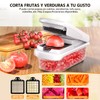 Rallador Corto 15 en 1 para Frutas y Verduras